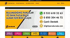 Desktop Screenshot of parcaburada.com