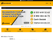 Tablet Screenshot of parcaburada.com